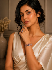 Rose Shell Band with Ring