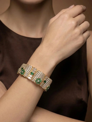 Emerald Royale Statement Bracelet