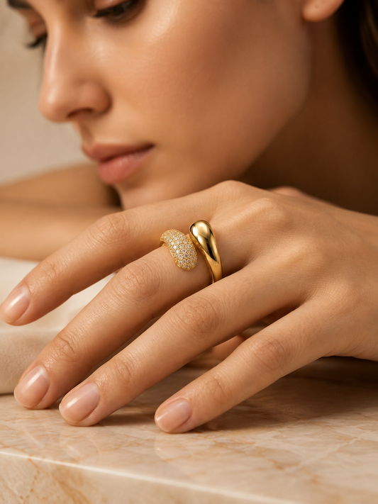 Duo Luxe Band Ring