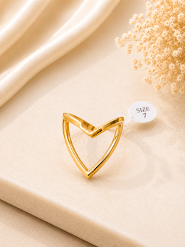 V-Shaped Minimal Ring
