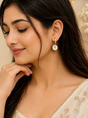 Golden Hamsa Trio Earrings