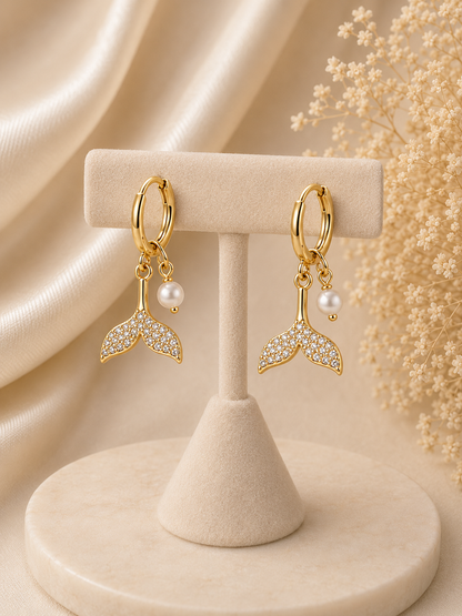 Pearl Mermaid Earrings