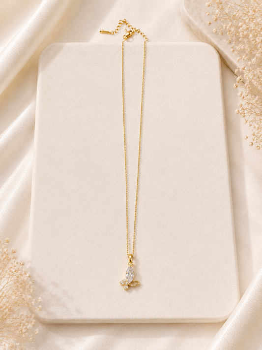 Petite Crystal Bloom Pendent