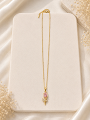 Golden Rose Pendant