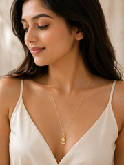 Golden Rose Pendant