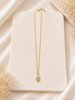 Golden Rose Pendant