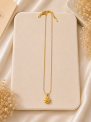 Golden Rose Charm pendant