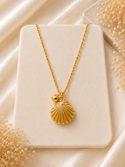 Sea shell luxe pendant