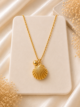 Sea shell luxe pendant