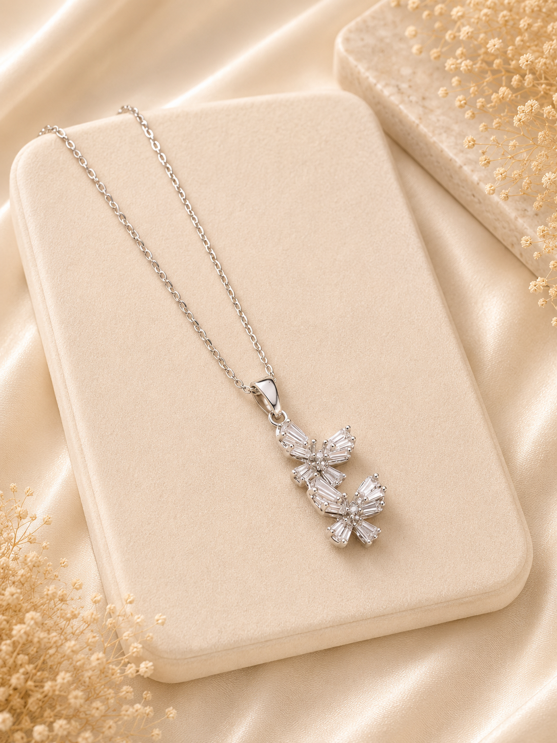 Celeste Crystal Bloom Pendant