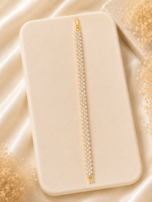 Diamond Cross Luxe Bracelet