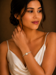 Pearl Halo Luxe Bangle