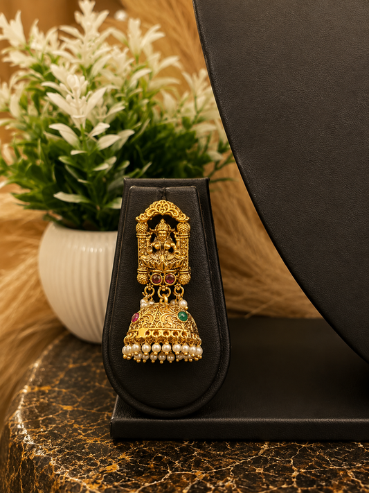 Maharani Pearl Temple Choker Set