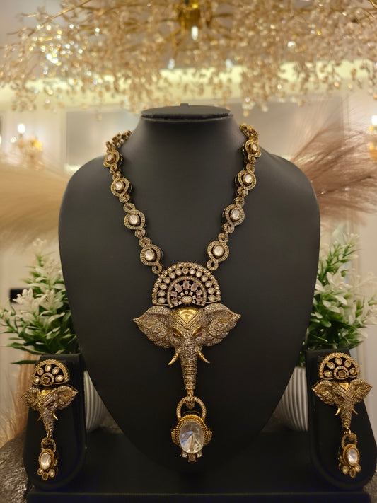 Gajraj Heritage Statement Necklace Set