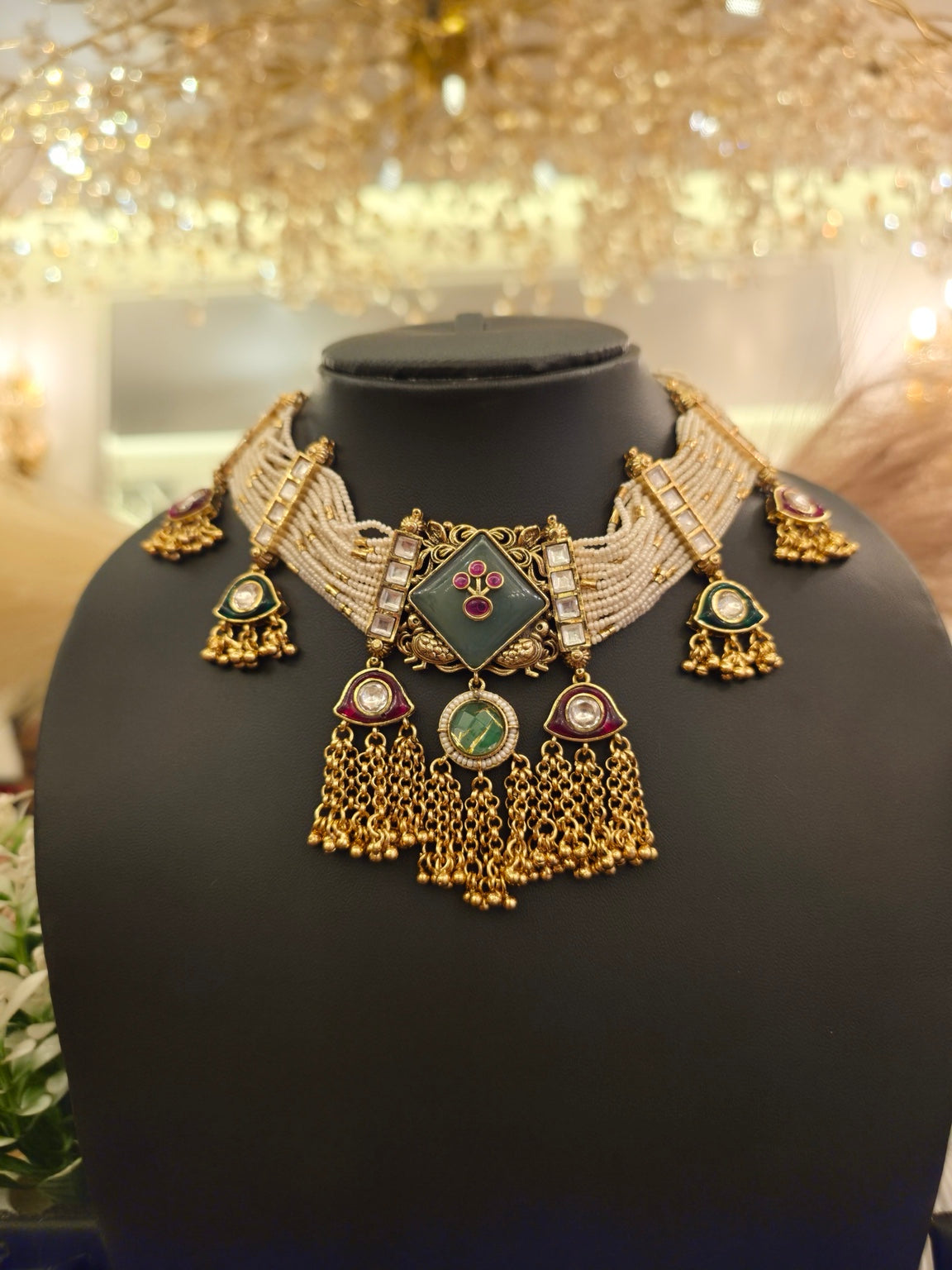 Shahi Virasat Pearl Haar Set