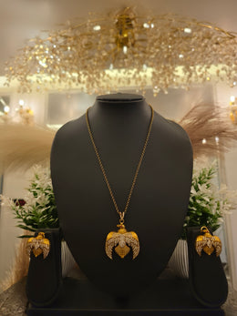 Garuda Wings Statement Pendant Set