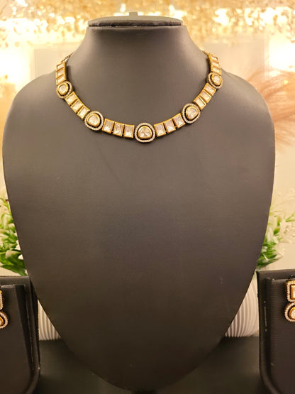 Regal Radiance Crystal Necklace Set