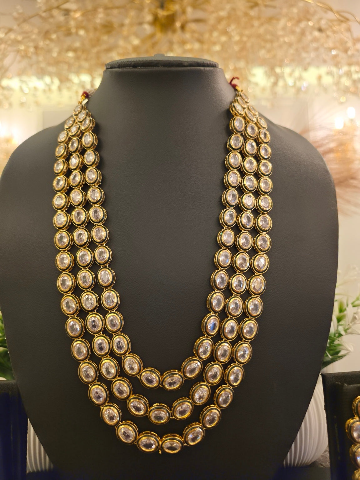 Royale Kundan layered necklace set