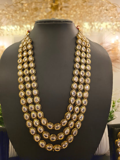 Royale Kundan layered necklace set