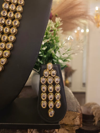 Royale Kundan layered necklace set