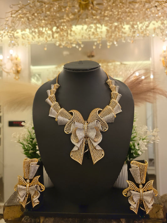 Zavira crystal bow set