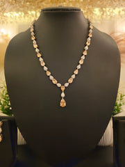 Champagne Dewdrop Elegance Necklace Set