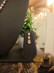 Champagne Dewdrop Elegance Necklace Set