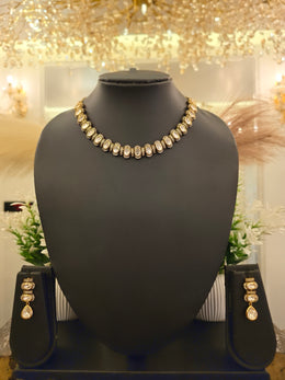 Champagne Luxe Crystal Necklace Set