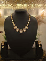 Ivory Radiance Kundan Necklace Set