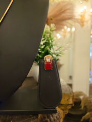 Ruby Bloom Kundan Pendant Set