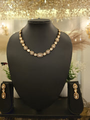 Ivory Polki Royale Necklace Set