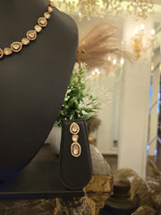Ivory Polki Royale Necklace Set