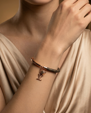 Monogram Lock Cuff