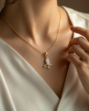 Petite Crystal Bloom Pendent