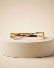 Twin Curve Gold Bracelet