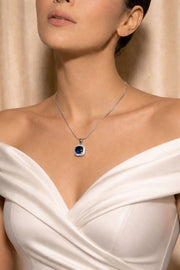 Blush Radiance Halo Pendant