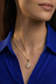 Aurora Radiance Medallion Pendant