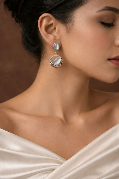 Crystal Drop Elegance Earrings