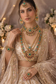 Emerald Rajwadi Bridal Heritage Set
