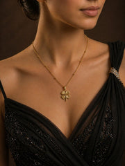 Golden Clover Pendent