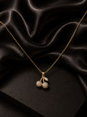 Golden Cherry Spark Pendant