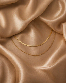 Luxe Dual Snake Chain Necklace
